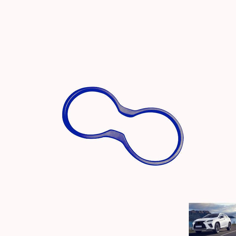 Accesorio para Lexus RX350 RX450H 2016-2022 Portavasos Consola Central Azul ABS miniatura 4