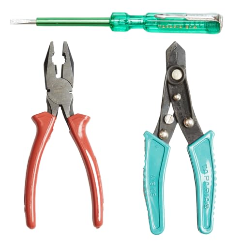 See full amazon price history chart for Taparia TK003 1621-6, 814, WS05 Screwdriver Tester, Wire Stripper, Combination Plier 6" Set Taparia TK003 1621-6, 814, WS05 Screwdriver Tester, Wire Stripper, Combination Plier 6" Set (B0CKW6DBPF) Amazon Price History, Amazon Price Tracker