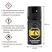 KO Security CS-Spray 40 ml – Breitstrahl Personenabwehrspray mit BKA-Zulassung - modernes Design - kompakt und diskret