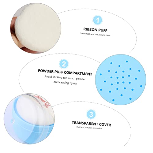 Beavorty Caixa De Pó Para O Corpo Conjuntos De Banho Para Crianças Caixa De Pó Para O Corpo E Puff C