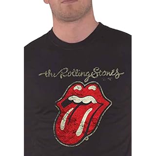 The Rolling Stones Plastered Tongue T-Shirt Homme - Les Beatles, Paul McCartney, John Lennon, RIngo Starr, George Harrison The Rolling Stones Plastered Tongue T-Shirt Homme – Image 3