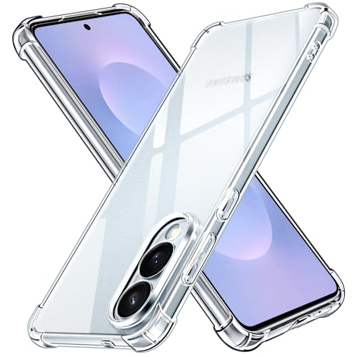 iVoler Cover per Samsung Galaxy S25 Edge 5G (Non per Samsung Galaxy S25), Custodia Antiurto Trasparente per Assorbimento Degli Urti con Paraurti in TPU Morbido, Sottile Morbida in Silicone TPU Case