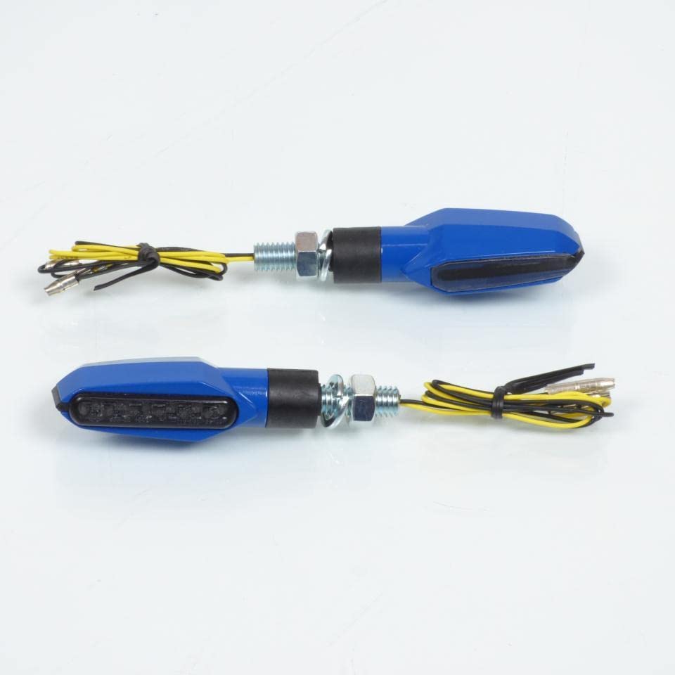 Par de intermitentes LED de 12 V Mad Mars para moto scooter con homologación CE