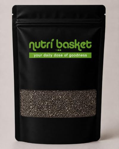Image of Nutribasket's Combo Pack of Chia Flax Pumpkin Sunflower Seeds || Best Daily Super Seeds Mix | Perfect for Gifting| (200Gm Zipper Each, Combo 4 Seeds)