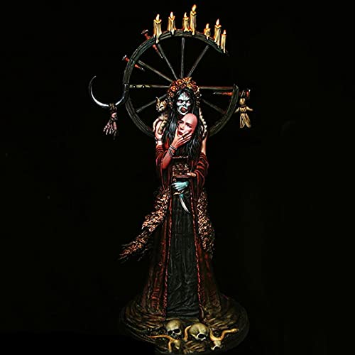 Figura de guerrera antigua en resina 1:24 sin armar miniatura 1