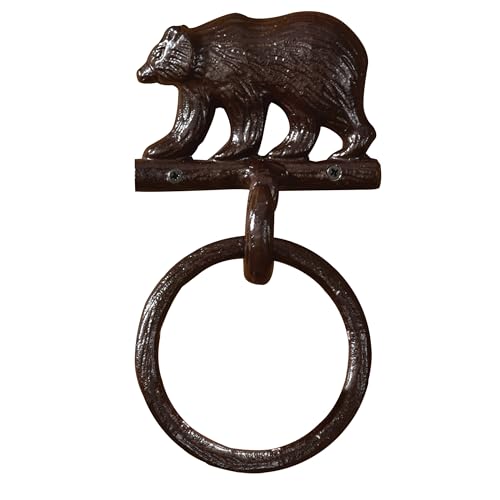 Park Designs Cast Bear Towel Ring Hook