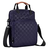 DDgro Tablet Sleeve Bag with Shoulder Strap, Navy Blue, 9-11 inch