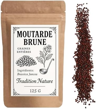 Moutarde brune graines entières 125 g | Cuisine et moutarde maiso...