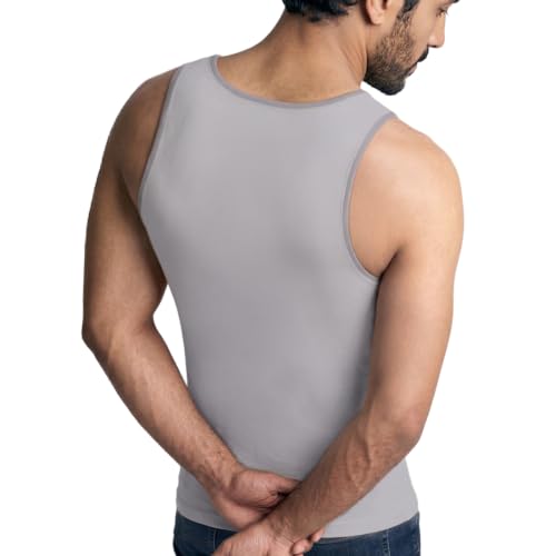 Image of dermawear Men Zenrik High Compression Shapewear Vest for Chest and Abdomen
