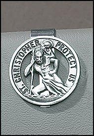St. Christopher Auto Visor Clip Refills Pack Of 3