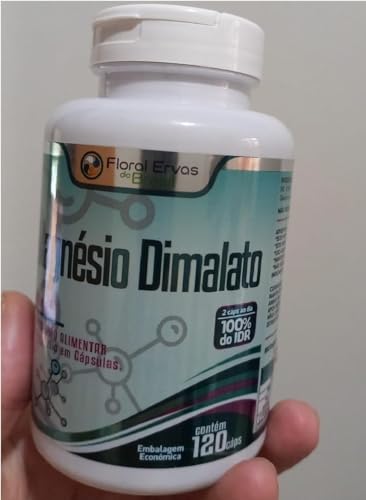 Magnésio Dimalato 500mg 3x 120 Cápsulas Floral Ervas do Brasil