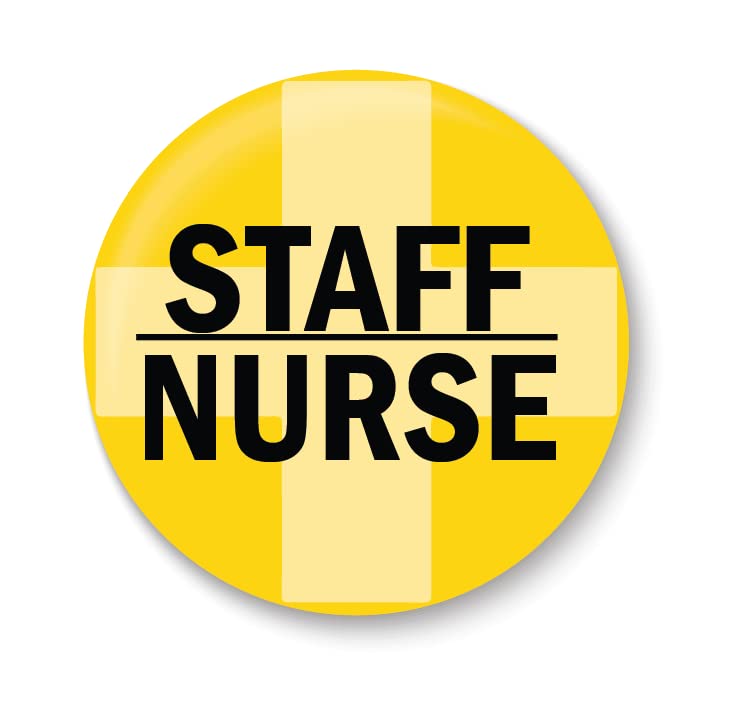 PEACOCKRIDE Staff Nurse I Nurse I Pin Badge (75mm, Multicolor) (B0BRSR26JL) Amazon Price History, Amazon Price Tracker