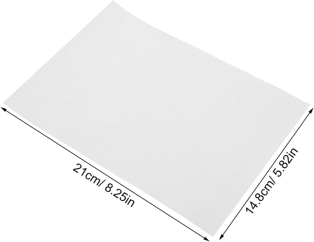 A5 White Double Sided Release Paper Sticker Collecting Album