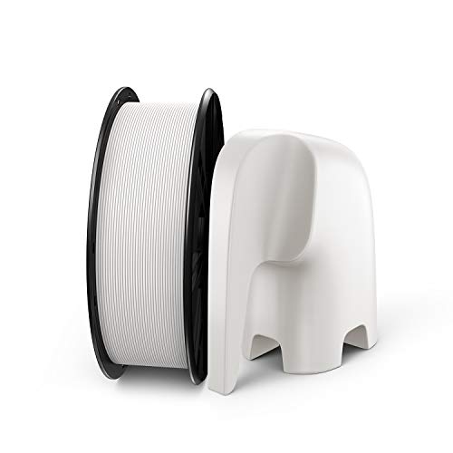 Filamento PLA 1,75 mm 1 KG para Impresora 3D, Tolerancia de Emisión +/- 0,02 mm, Blanco Cover