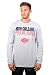 UNK NBA Men's T-Shirt Supreme Long Sleeve Pullover Tee Shirt, Gray