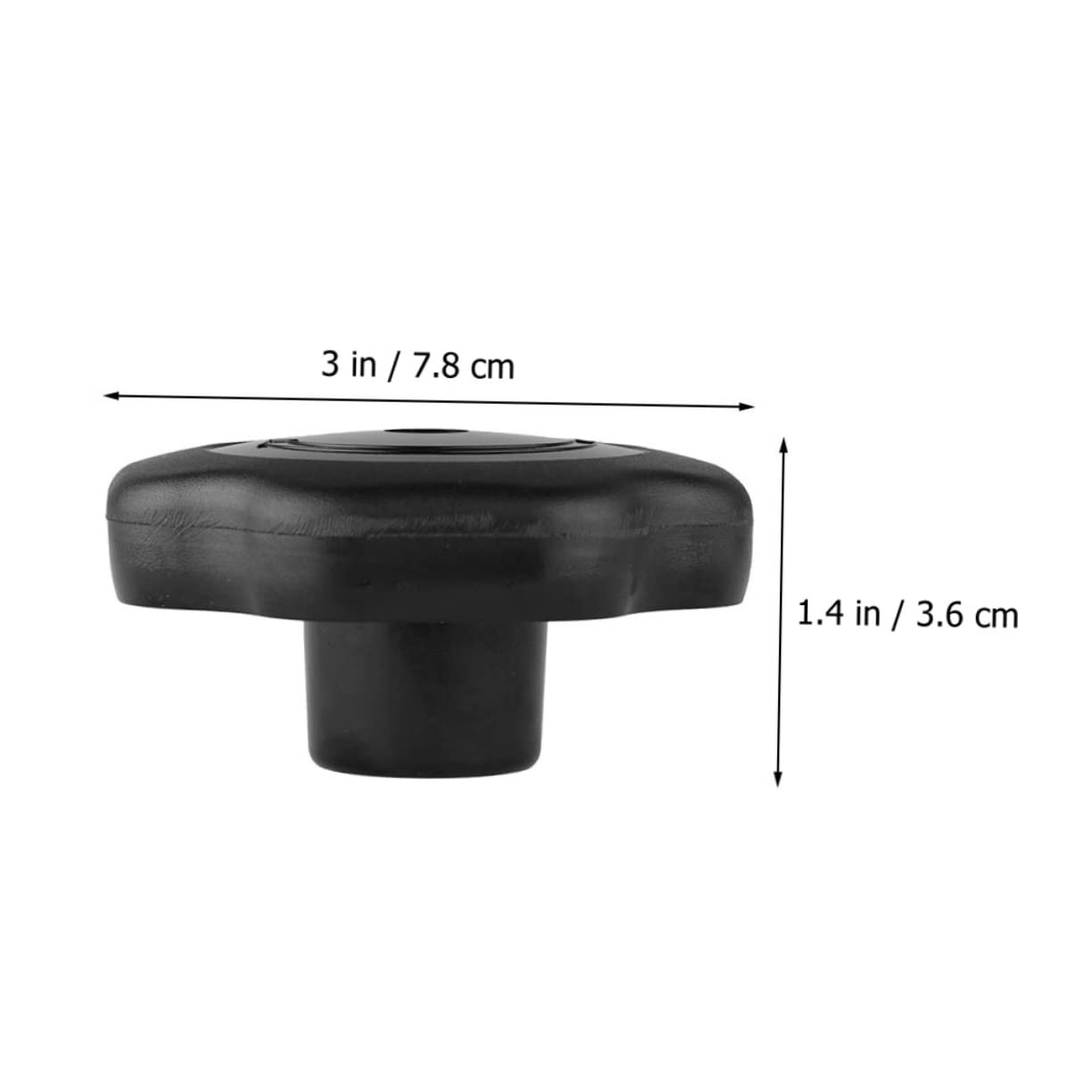 SOLUSTRE Perilla de Plástico para Ollas a Presión de 17 Mm Interruptor Giratorio y Función Antiexplosión, Accesorio Seguro para Tapas de Cacerolas