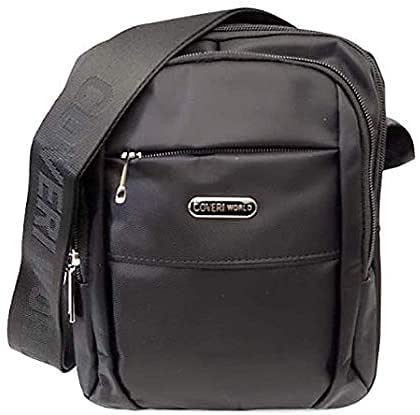 COVERI WORLD Bolso de hombre con bandolera art CW7009 azul 25 x 20 x 7 cm Cover