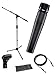 Shure SM57 Cardioid Dynamic Instrument Microphone Bundle with Microphone Stand and 25-Feet Microphone Cable