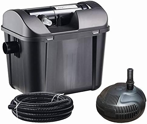 Teichfilter: Funktion, Auswahl und Abstimmung mit der Teichpumpe 11 Heissner FPU10000-00 – Druckfilter-Alternative mit regelbarer Pumpe - Teichfilter Vergleich
