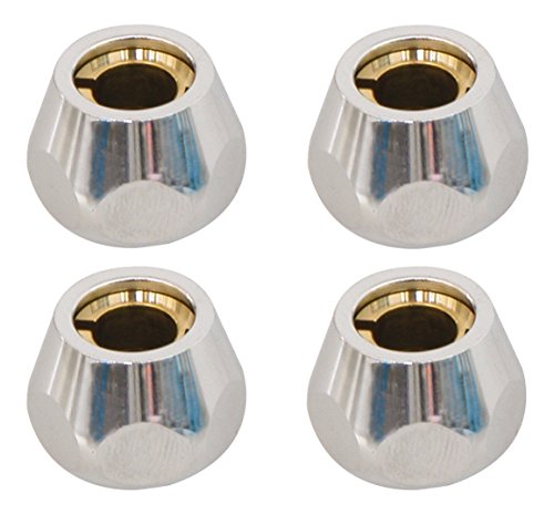 Preisvergleich Produktbild Sanitop-Wingenroth 19536 2 Quetschüberwurf Anschluss von Armaturen / Verchromt, 3 / 8 Zoll x 10 mm / 4er-Set / Quetschverschraubung / Für Kupfer-Rohre, 4 Stück