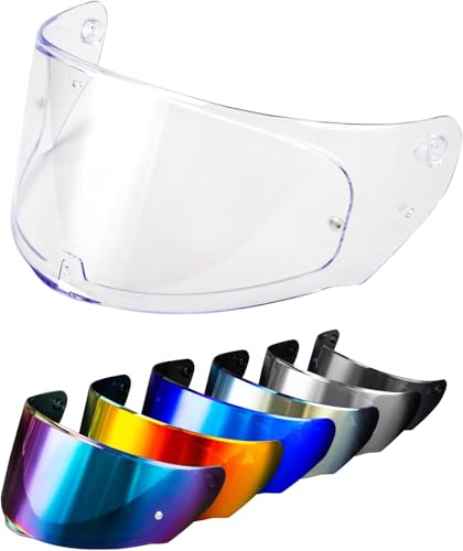 PSLER Visière de Casque pour LS2 Outer FF320 Rapid FF353 Assault FF328 Stream FF800, Visière Teintée pour Casque de Moto Accessoires de...