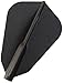 Cosmodarts Fit Flights Flights F-Shape D Black Pack of 6
