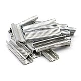 M Clips Heftklammern: Hergestellt aus kohlenstoffarmem Stahl + oberflächenverzinktem Material, stark und verschleißfest, rostfrei, zeit- und arbeitssparend und verbessern die Arbeitseffizienz