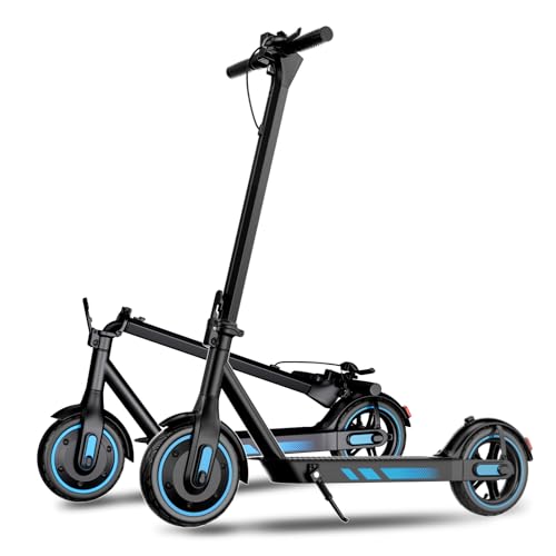 Patinete Eléctrico, Neumáticos de Aire de 10', Autonomía de hasta 38 km, Motor de 500W y 25 km/h, Patinete Eléctrico con Sistema de Control de Crucero y Frenos de Tambor