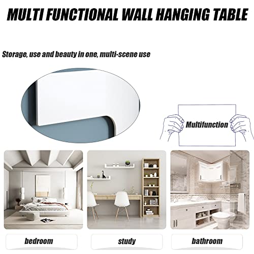Bureau mural gain de place avec installation facile pour tout espace