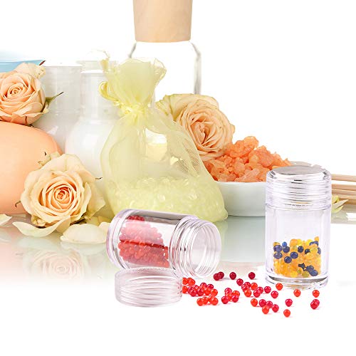 Coopay Plastic Large Beads Boxes Storage Container Set With 30 Pieces Storage Jars Diamond Painting Accessory Box Transparent Bottles With Lid For Diy Diamond, Nail And Small Items (1.85 X 1 Inch) #TOP6