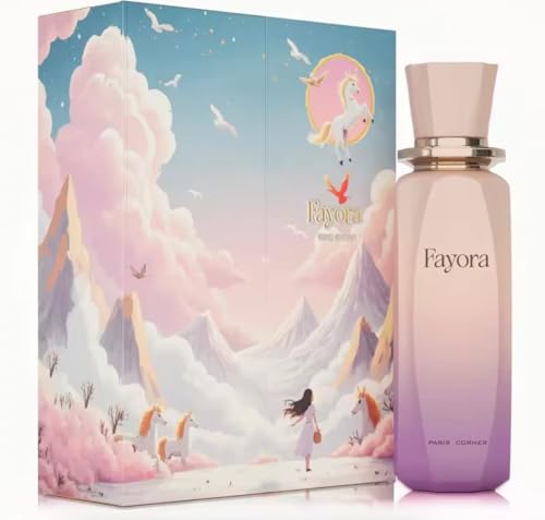 Fayora Eau de Parfum, Perfume Árabe para Mujer, 100 ml, Fragancia Dulce y Frutal, Larga Duración