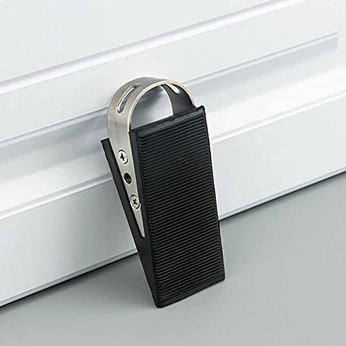 Qiguch66 Door Stopper Compact Structure Simple Use Stainless Steel Multipurpose Gate Stopping Wedge thumb #6