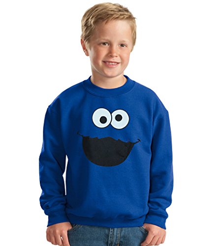 Animation Shops Cookie Monster Face Toddler Sweatshirt