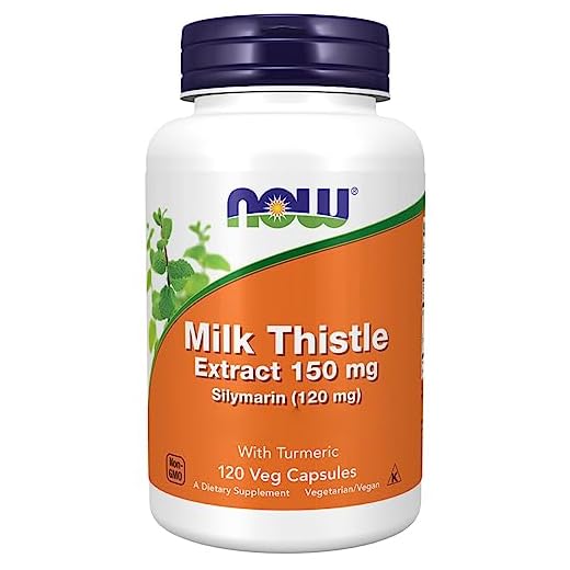 Now Foods, Silymarin Milk Thistle (Mariendistel), 150mg, 120 vegane Kapseln, Laborgeprüft, Vegetarisch, Sojafrei, Glutenfrei, ohne Gentechnik