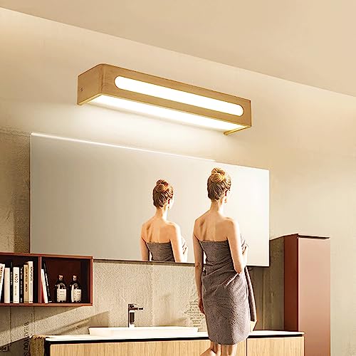 Apliques de pared LED modernos de madera maciza selecta con difusor acrílico de alta densidad 4