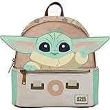 Cerdá The Mandalorian Casual Fashion Leatherette Grogu 22x24x11.5 Cm Backpack One Size