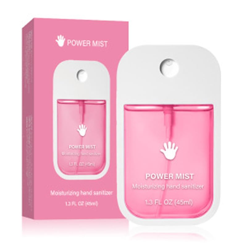 LBOYLOVE Power Mist Hydrating Hand Sanitizer Spray for Adults and Kids Portable Hand Sanitizer Spray Travel Size Ha/nd Saniti/ser Mini500-Sprays Each Multi-Flavor (Strawberry flavor)