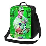 JUYKJM Wrestling Insulated Lunch Box John Cena Printed Lunch Bag Work Reusable Lunch Bag for Work Travel Sport Beach Picnic Wrestling Fan Gift