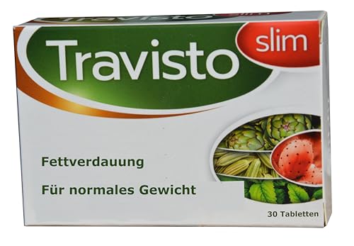 Travisto slim Aflofarm, 30 Tabletten, für normale Verdauung, auch der Fette, normales Gewicht, mit Maulbeerblättern für normale Aufnahme der Kohlenhydrate,