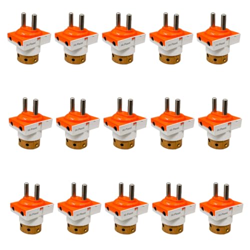 Image of Hi-Plasst 2 Pin to B22 Bulb Holder Adapter with Dual Socket | Multi Pendant Converter | Brass Connector | Suitable for Indian Sockets (15)