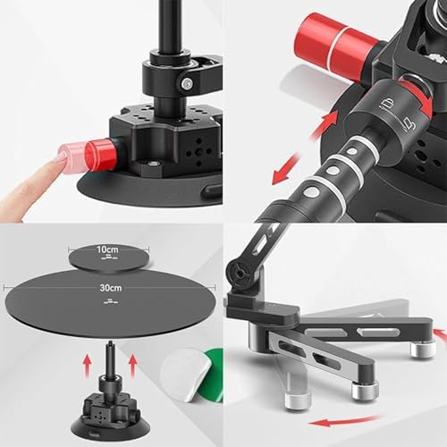 Obrotowy gramofon o 360° do fotografii produktowej – profesjonalna platforma fotograficzna do rozpakowywania filmów, wyświetlania żywności i fotografii komercyjnej w handlu elektronicznym