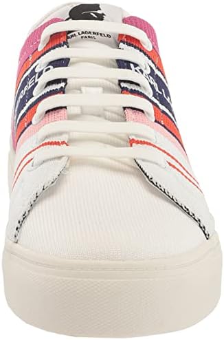 Karl Lagerfeld Paris Women's Jaylee Slip-on Sneaker, WHT/MUL, 7.5 | Image 1