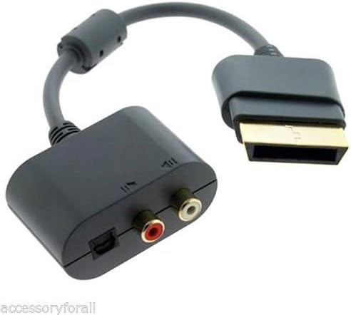 BEST OFFER!!! STOCK SALE!!! Generic Optical RCA Audio Adapter Cable for Microsoft XBOX 360 Console Game in Video Games