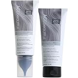 AGE beautiful Brightening Wash Shampoo & Hydrating Mask | For Wiry, Coarse Silver or Gray Hair | Remove Mineral Build-up & Pollution | Deeply Condition & Reduce Frizz for Smooth, Shiny Hair