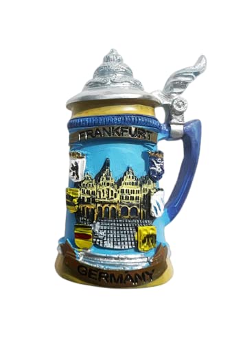 Imán decorativo para refrigerador estilo cerveza Frankfurt miniatura 1