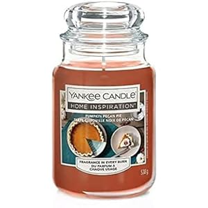 YANKEE CANDLE – Home Inspiration, Bougie en pot, parfum gâteau à la citrouille, idée cadeau (gâteau grand pot), Giara Grande