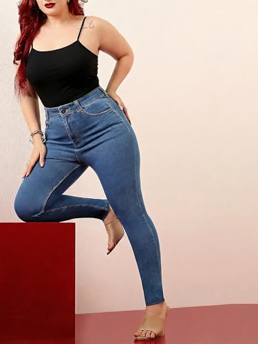 Image of Miss Chase A+ Women's Bootcut High Rise Regular Length Stretchable Denim Jeans
