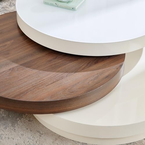 Image of Home Centre | Denver | Engineered Wood | Center Table | Coffee Table | White | 1 Year Warranty