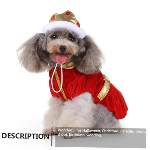 Disfraz para perro pequeño Halloween rojo talla M miniatura 5