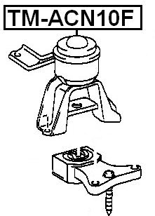 Amazon.com: 12362-28080/1236228080 - Right Engine Mount (Hydro 